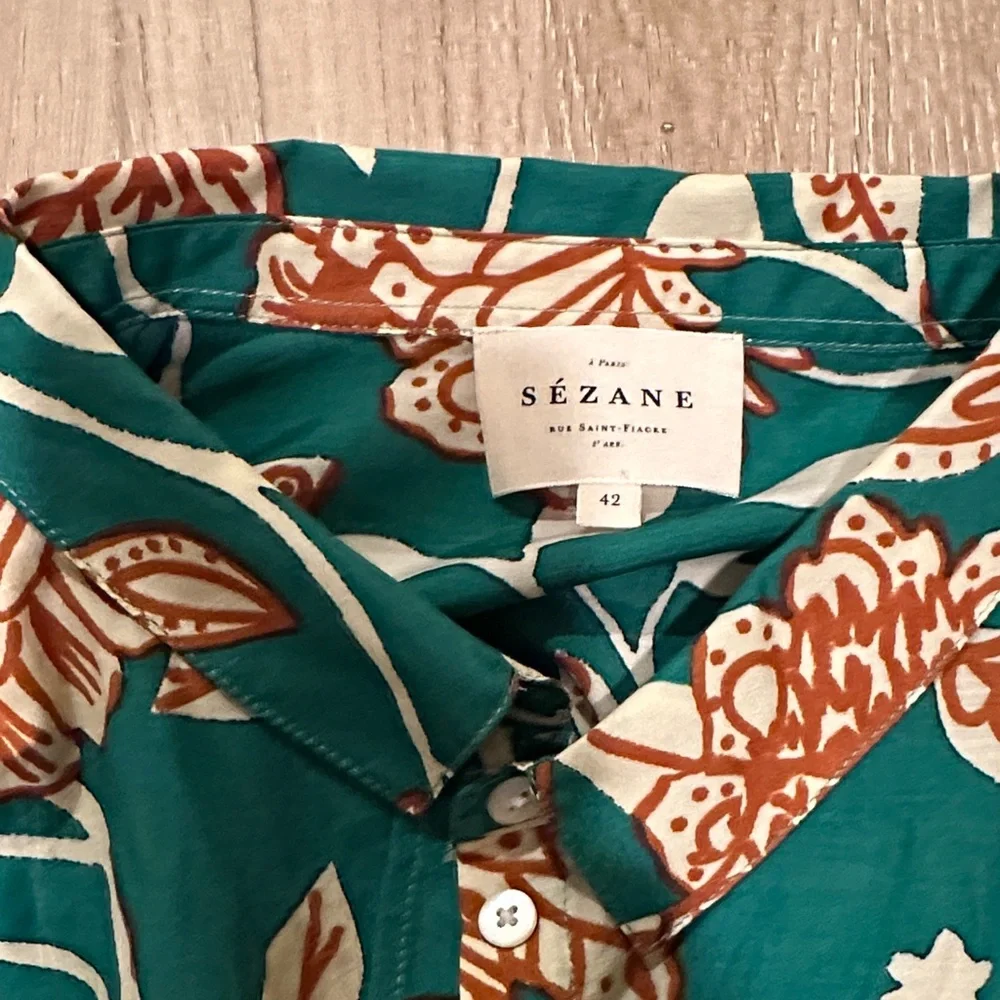 Sezane Pierro Gemini print shirt - Picture 2 of 4